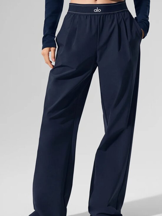 ALO Yoga Tops - 💙NWT Navy Blue ALO Yoga 🥰 Wide Leg Suit Up Pants - (Regular) Authentic